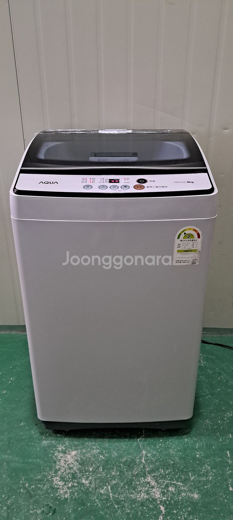 2729 하이얼 아쿠아 8KG 통돌이세탁기(그레이)--0