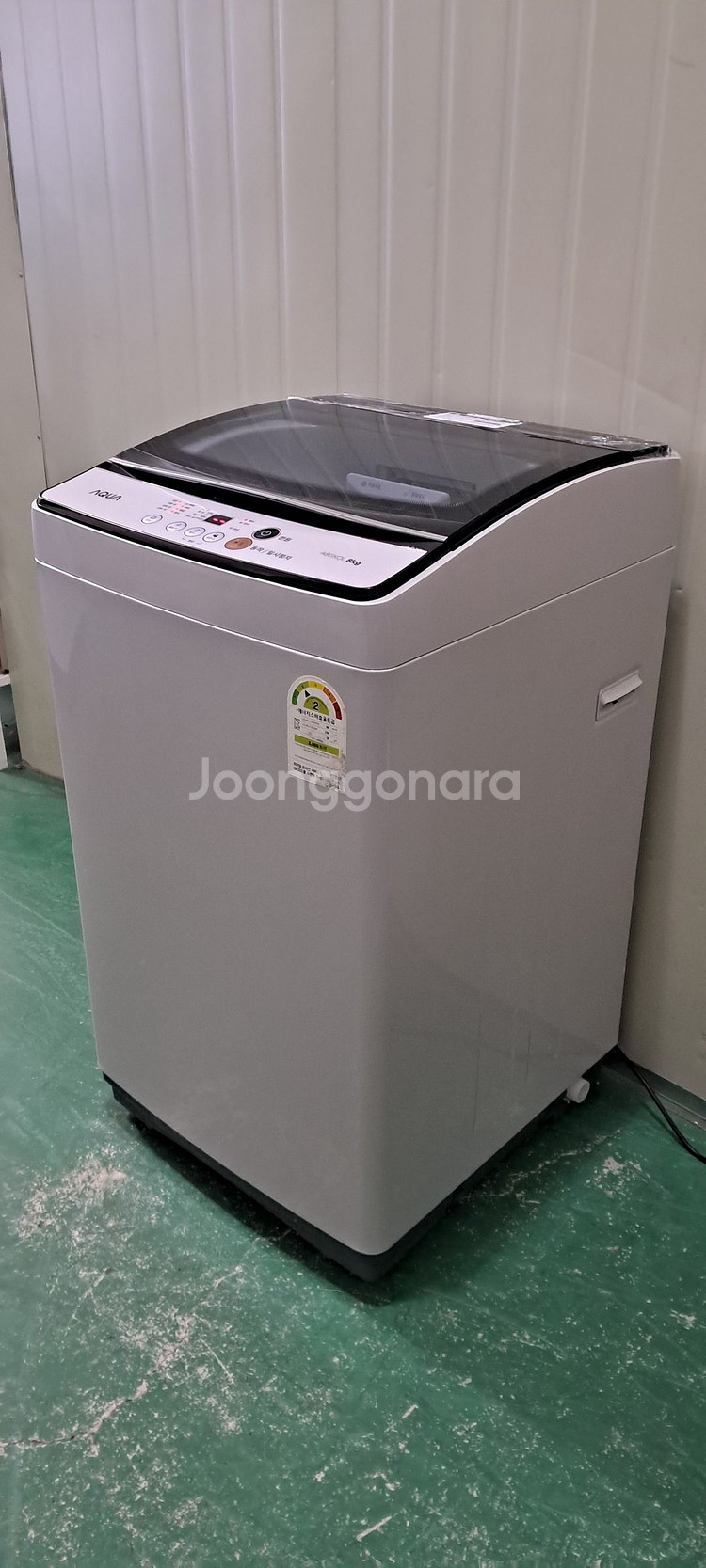 2729 하이얼 아쿠아 8KG 통돌이세탁기(그레이)--2