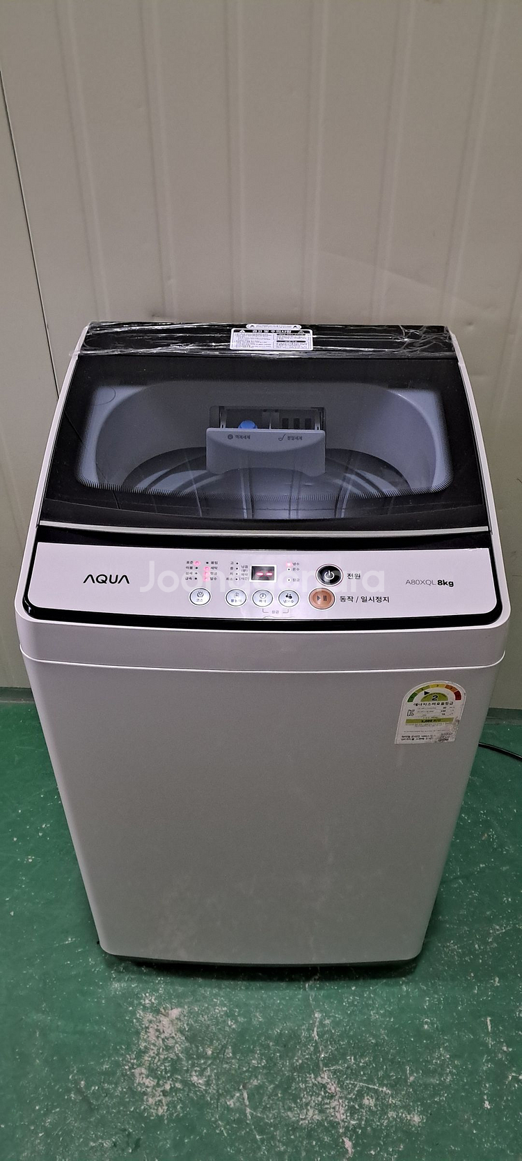 2729 하이얼 아쿠아 8KG 통돌이세탁기(그레이)--3