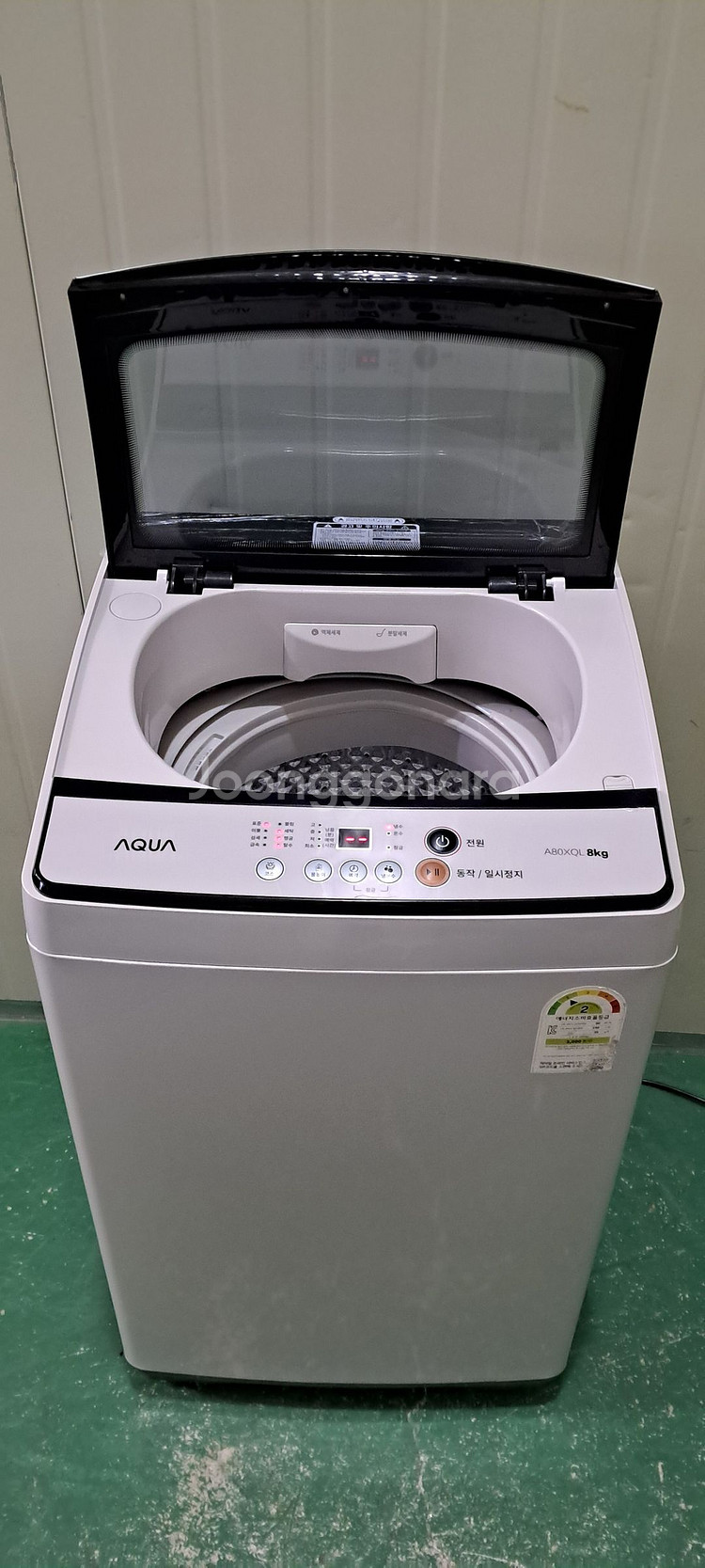 2729 하이얼 아쿠아 8KG 통돌이세탁기(그레이)--4