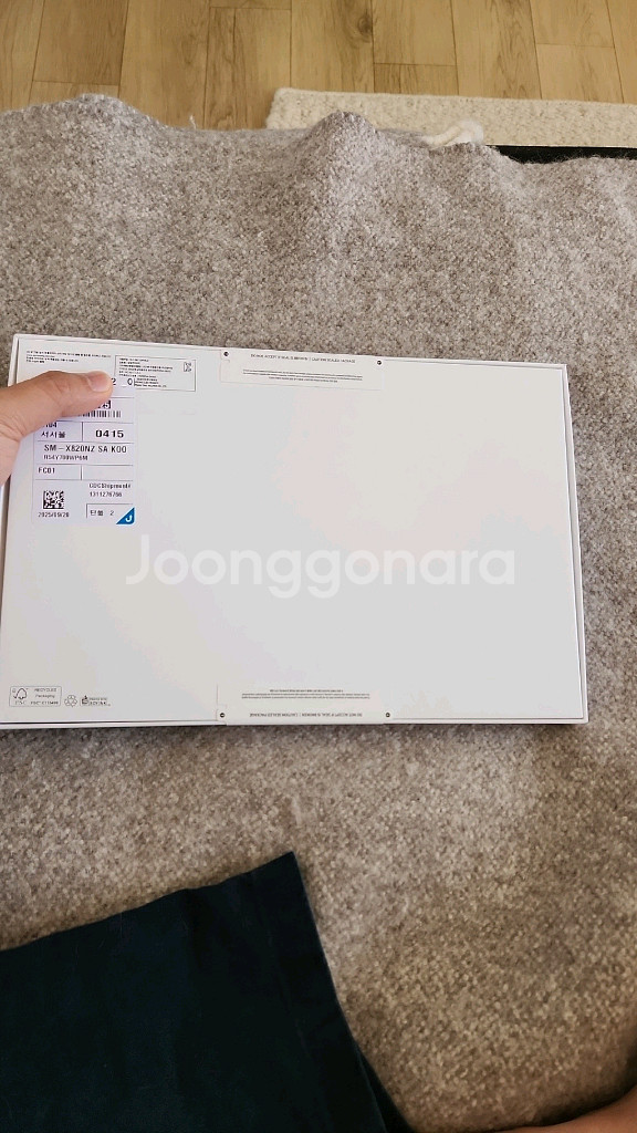 미개봉 갤럭시탭s10+ 256g wifi 모델 실버--6