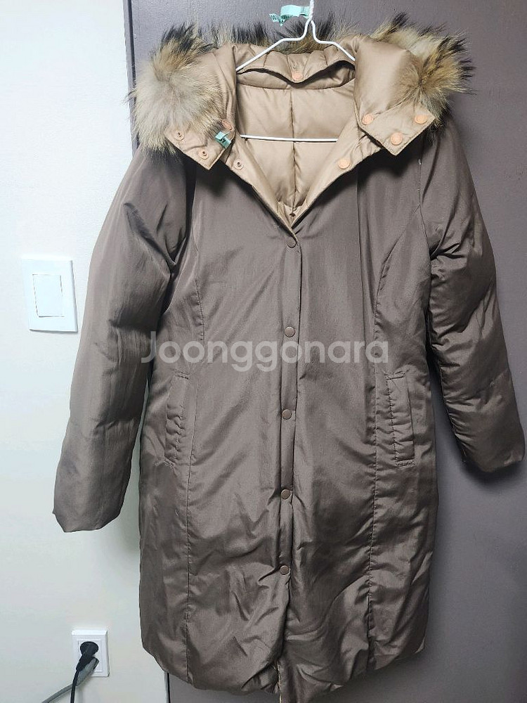 ZOOC 너구리털후드 롱패딩(55반)--3