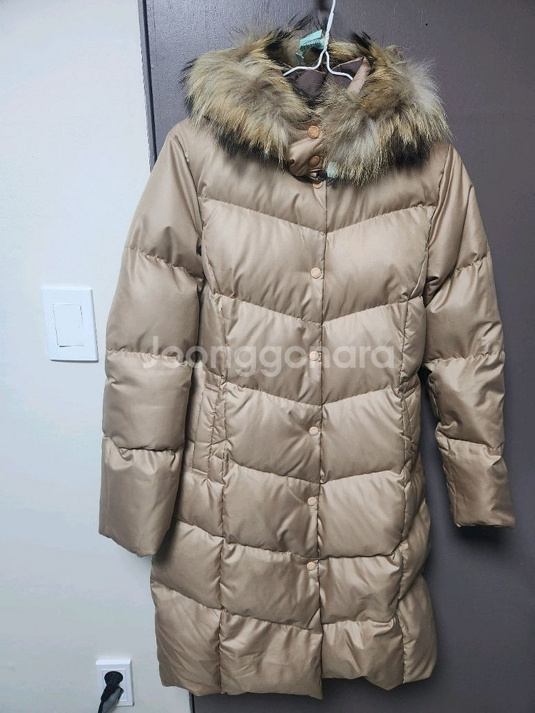 ZOOC 너구리털후드 롱패딩(55반)--0