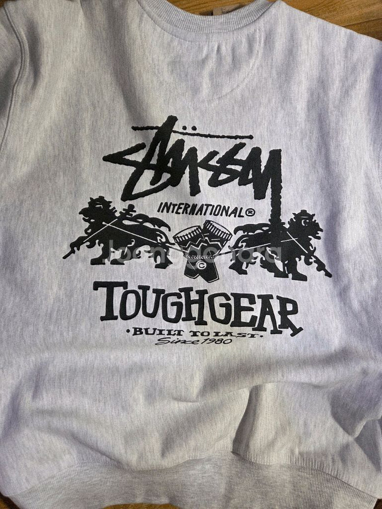 스투시 Toughgear 맨투맨 M사이즈 새상품--5