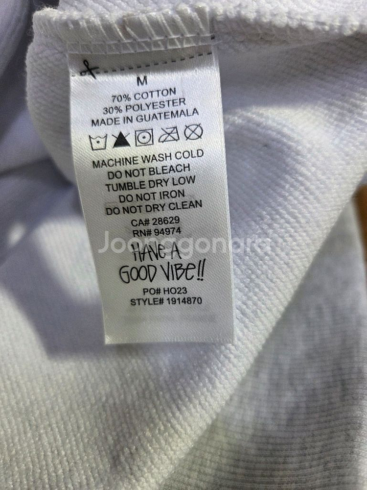 스투시 Toughgear 맨투맨 M사이즈 새상품--3