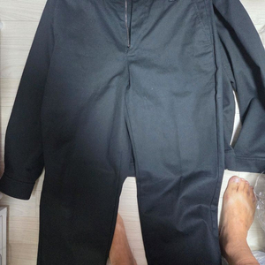 무신사 정품 블랙 와이드 셋업 105사이즈,하의 32사