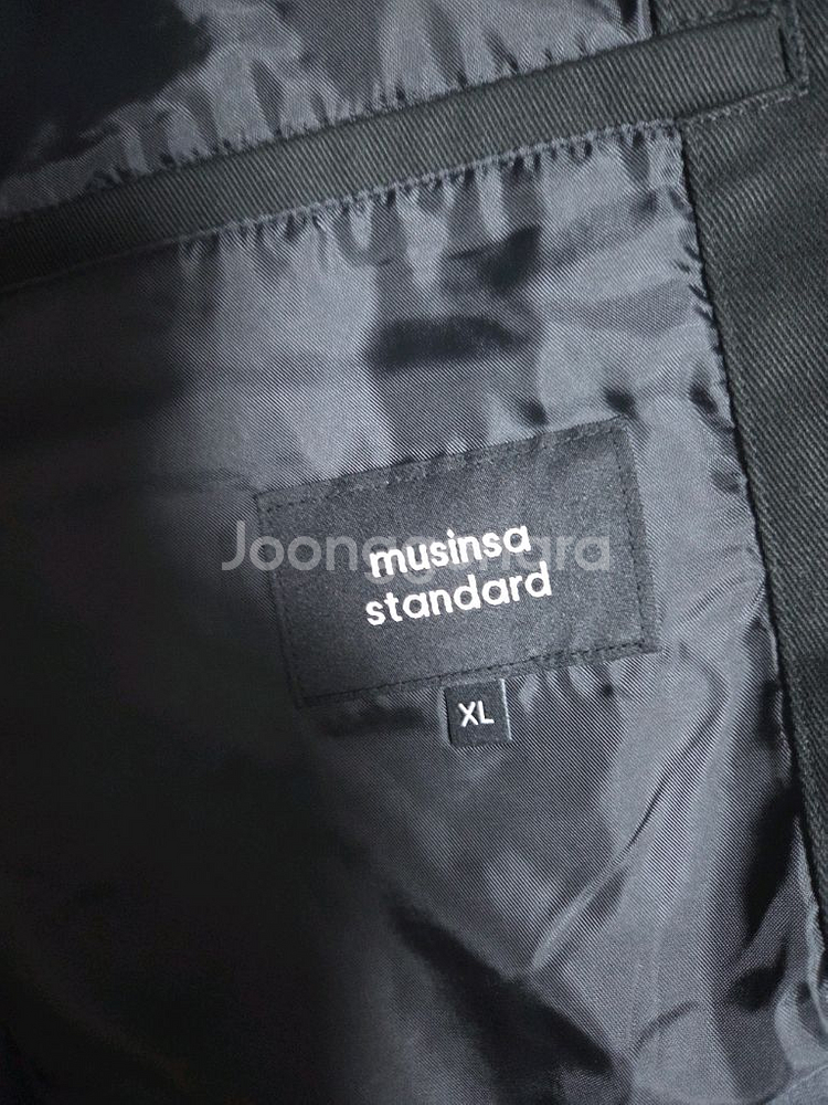 무신사 정품 블랙 와이드 셋업 105사이즈,하의 32사--2