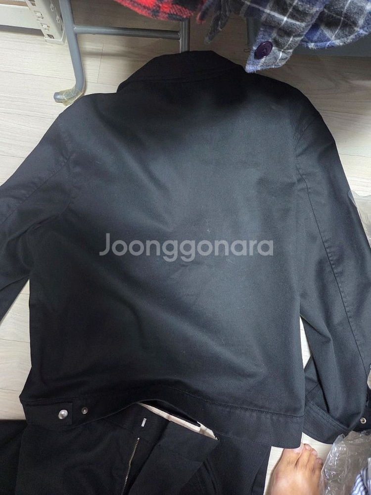 무신사 정품 블랙 와이드 셋업 105사이즈,하의 32사--4