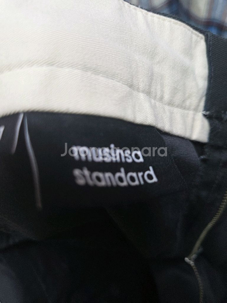 무신사 정품 블랙 와이드 셋업 105사이즈,하의 32사--6