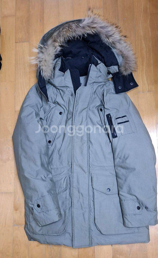 게스 카키 오리털 패딩 / 사이즈 ~ 95.--6