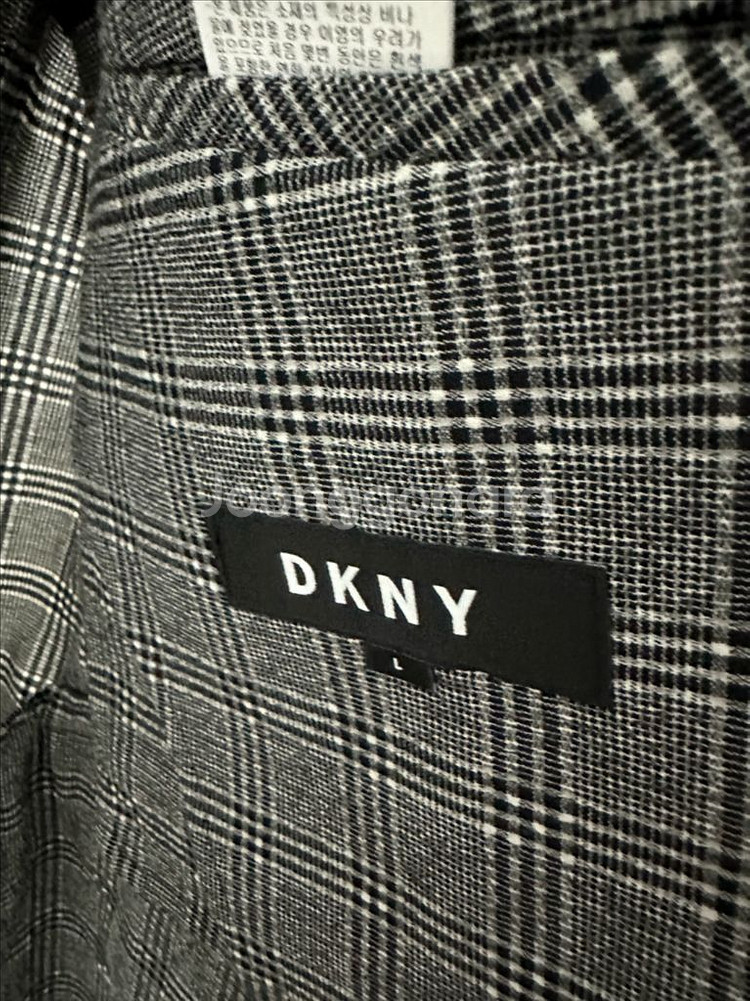 DKNY 체크패턴 마이 그레이 미착용 새상품--1