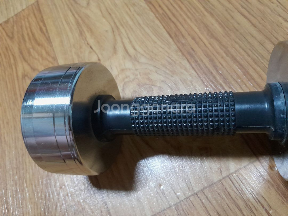 아령 3KG 1개 크롬 도금--5