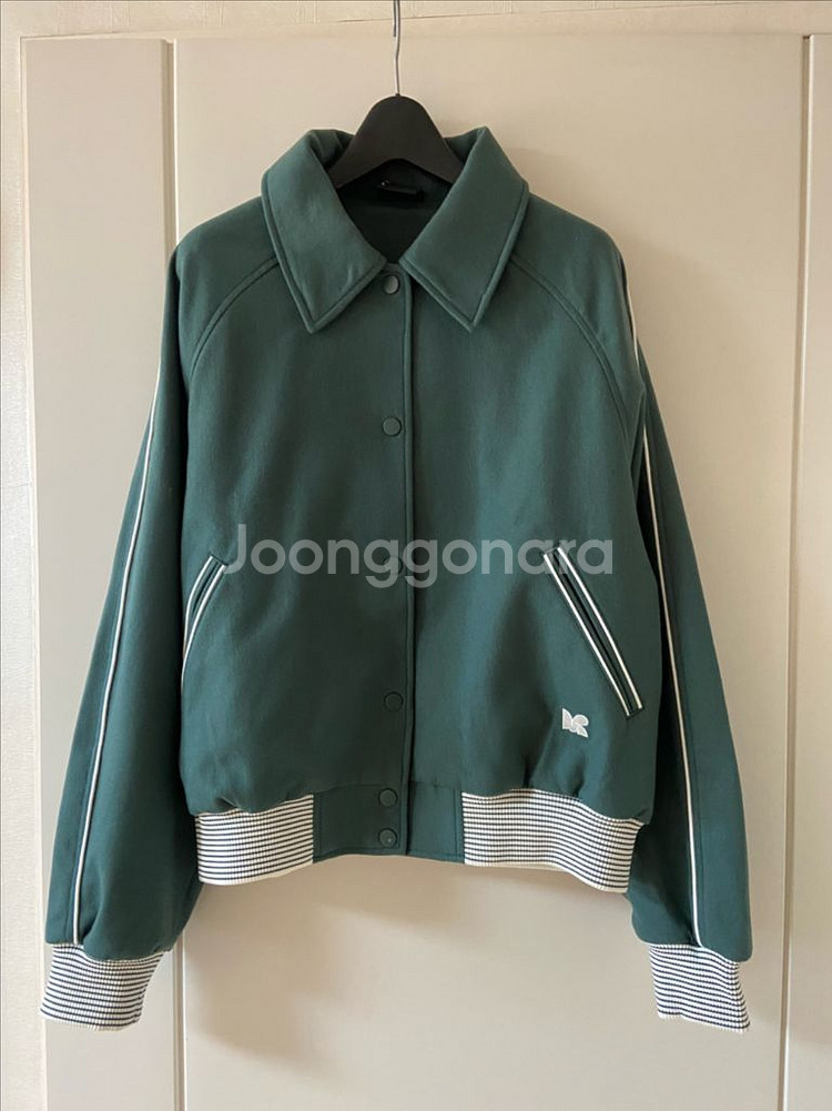 뮬라웨어 매장정품 울 모직 집업 자켓 L사이즈 새제품--0