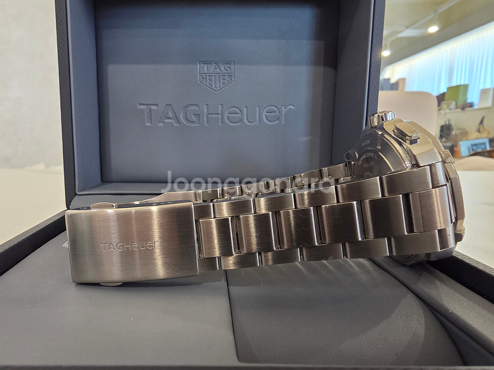 태그호이어 아쿠아레이서300 CAY1110-0 크로노그래프 쿼츠 스틸 43MM--6