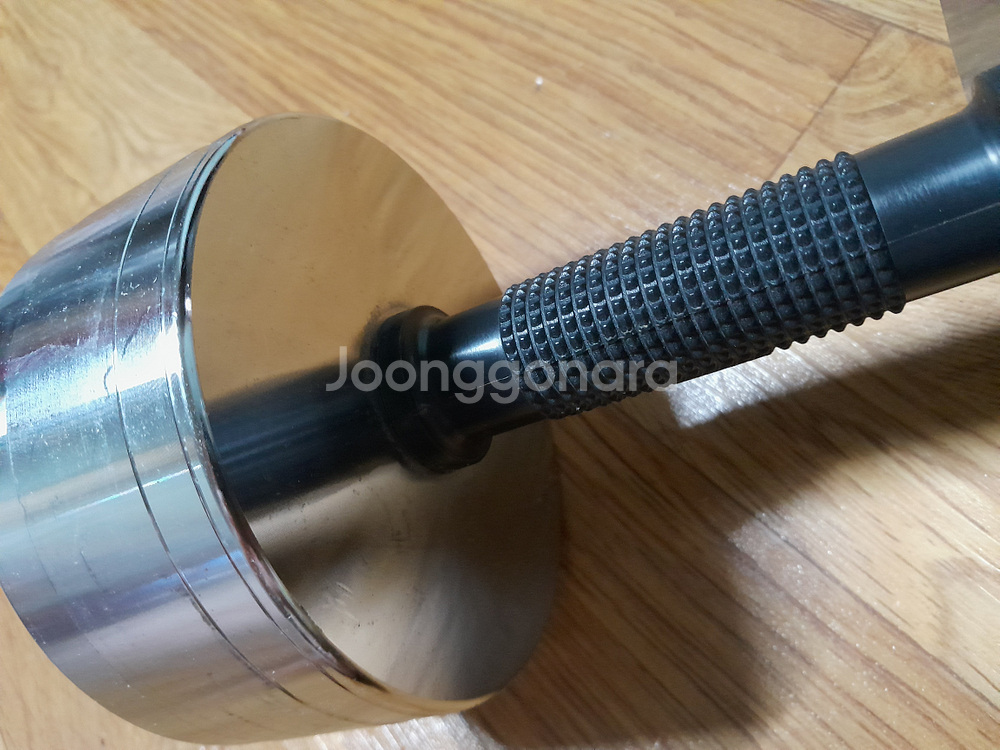 아령 10KG 1개 크롬 도금--6