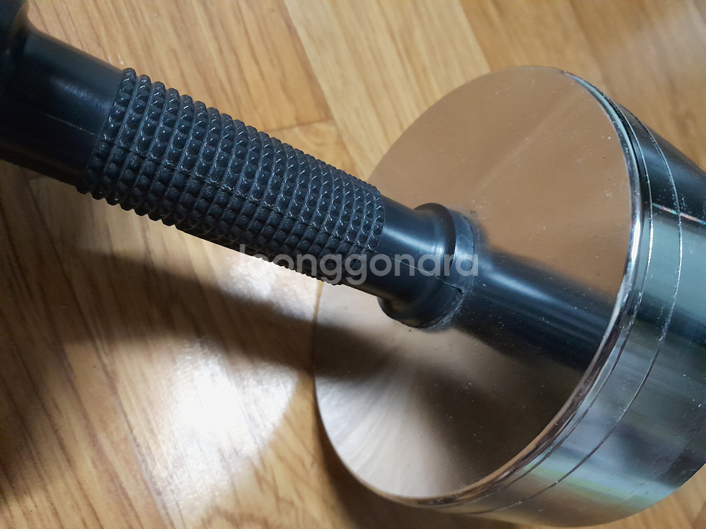 아령 10KG 1개 크롬 도금--5