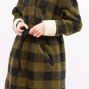 이자벨마랑 체크롱코트