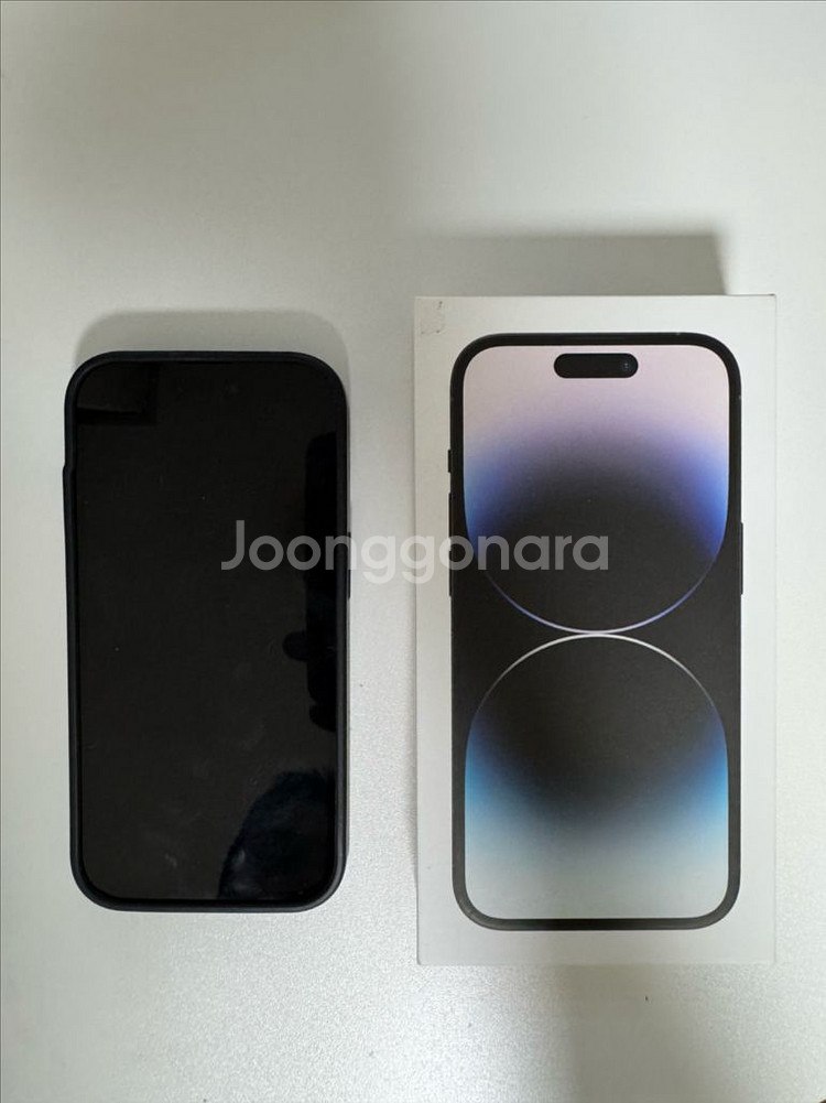 아이폰14프로 256 블랙 배터리89 팝니다--0