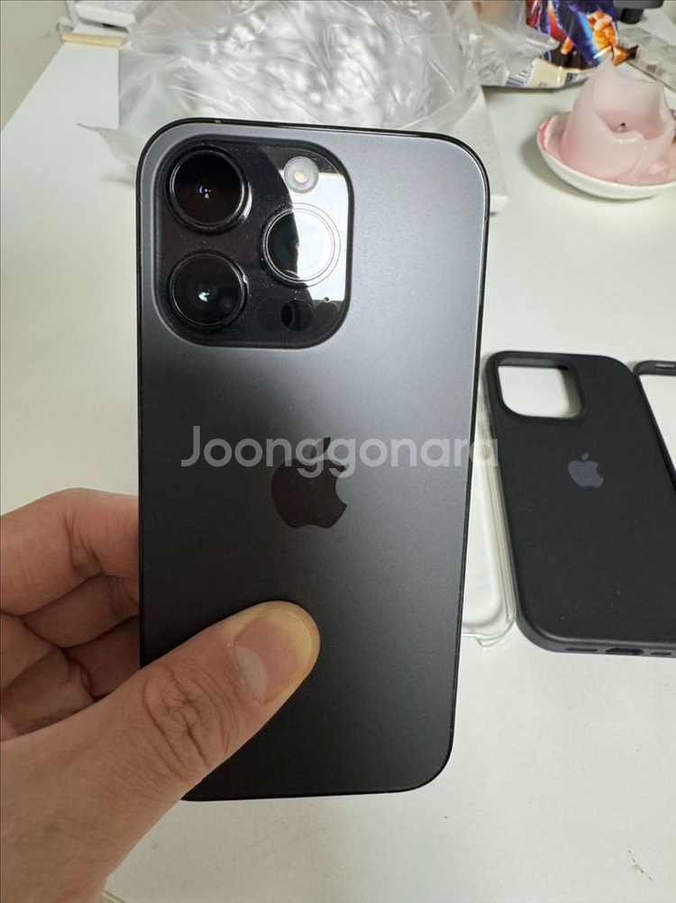 아이폰14프로 256 블랙 배터리89 팝니다--5