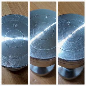 아령 10KG, 5KG, 3KG 일괄 크롬 도금 덤벨