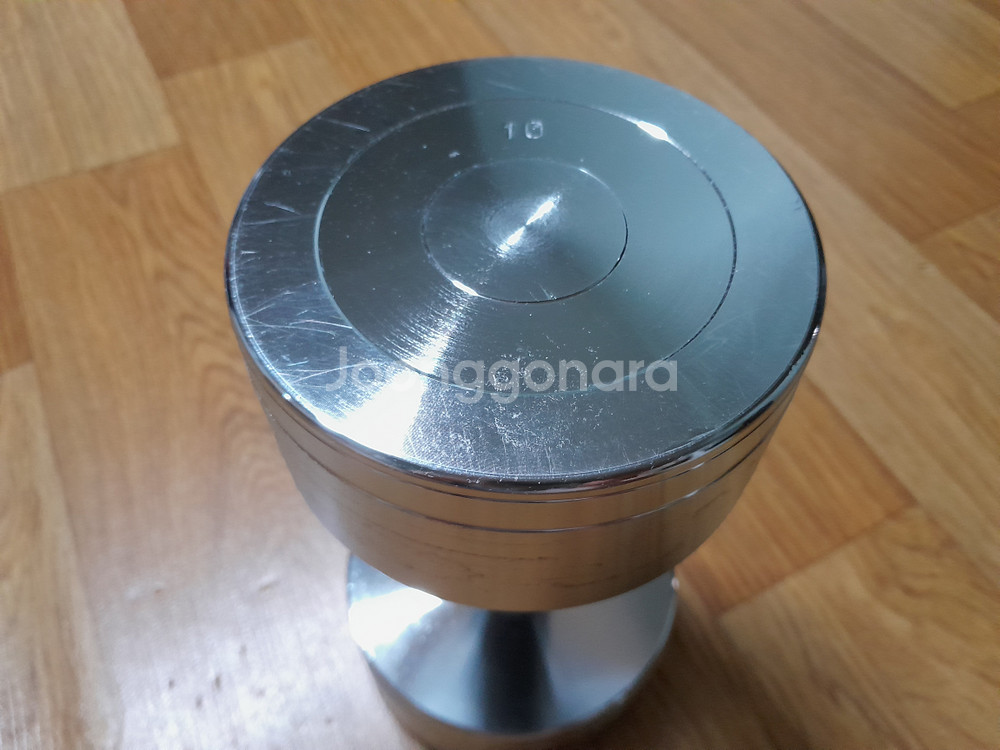 아령 10KG, 5KG, 3KG 일괄 크롬 도금 덤벨--4