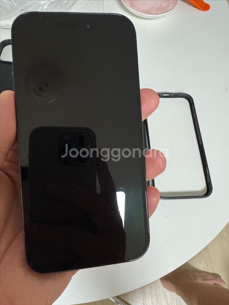 아이폰14프로 256 블랙 배터리89 팝니다--10