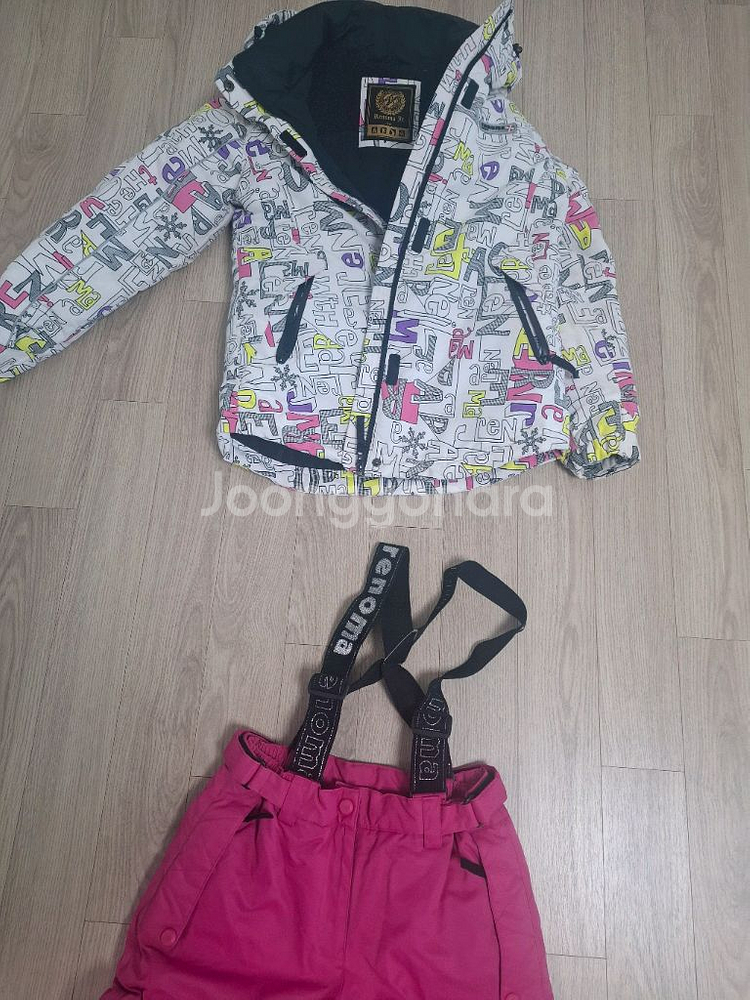 레노마 주니어 스키복 상하세트--2