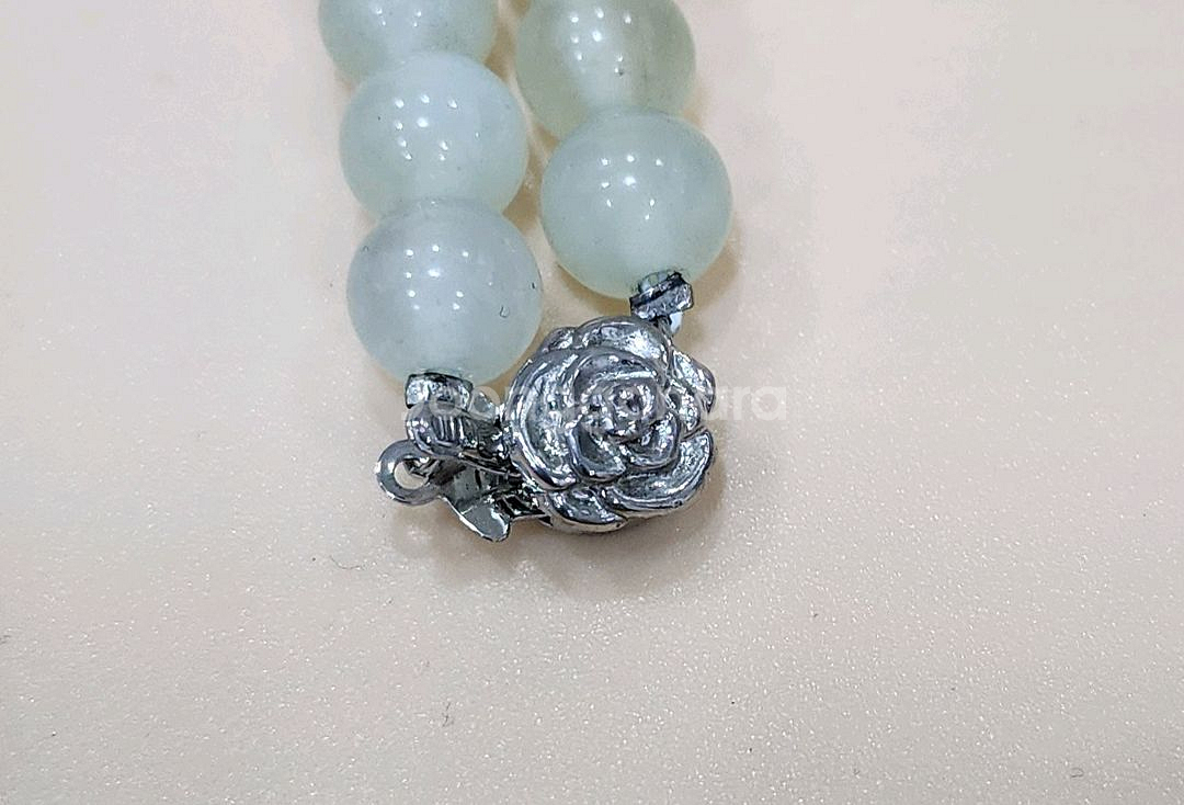 #106 예쁜 옥 목걸이.--2