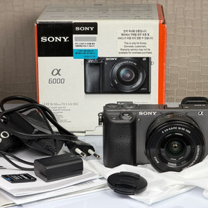 소니 A6000 미러리스 카메라