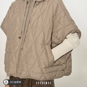 24 타임 퀄팅 케이프 집업 점퍼 랑방 마인 시스템