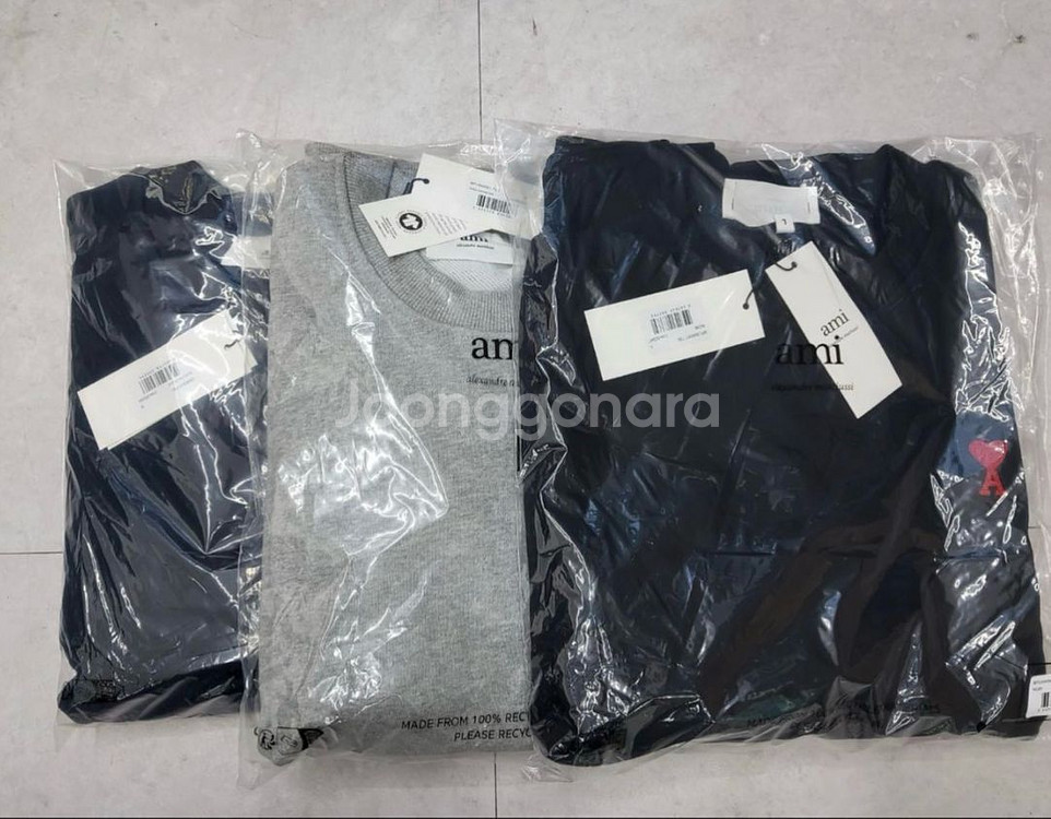 아미 맨투맨 남녀공용 QR코드 초특가--0