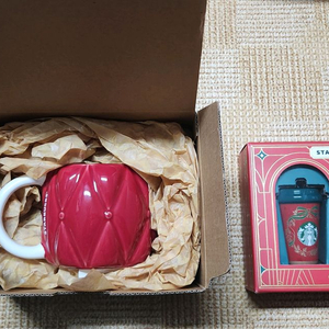 스타벅스 홀리데이 글램 머그컵 사시면 오너먼트 세트