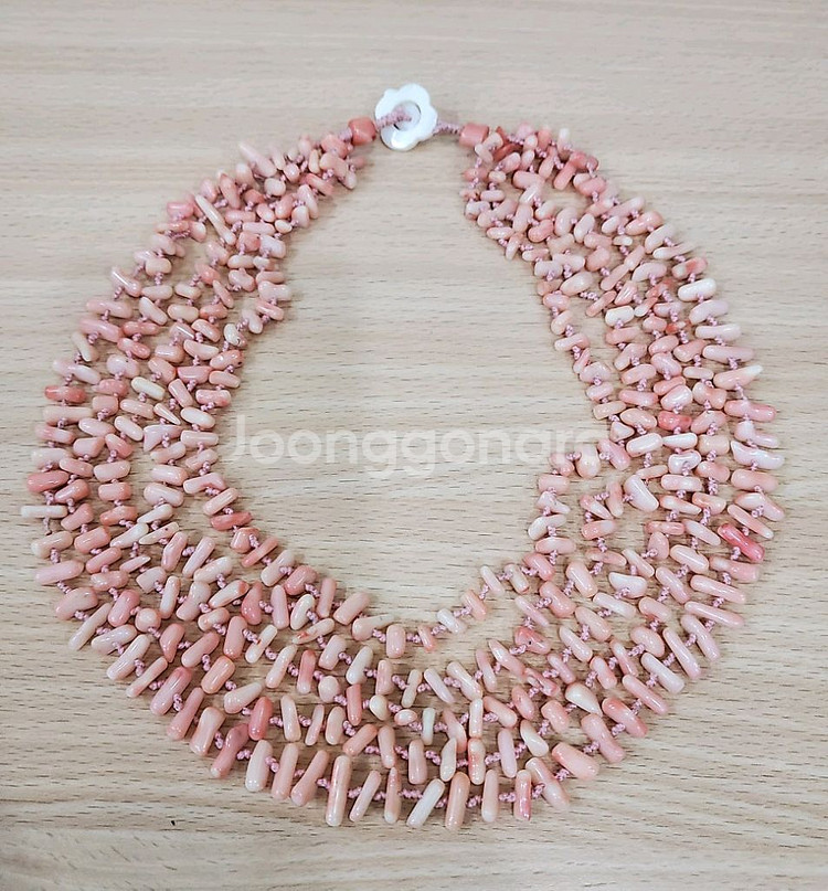 #109 산호 목걸이--1