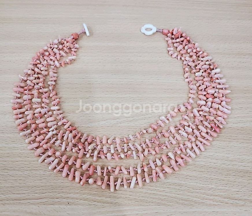 #109 산호 목걸이--0