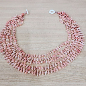 #109 산호 목걸이