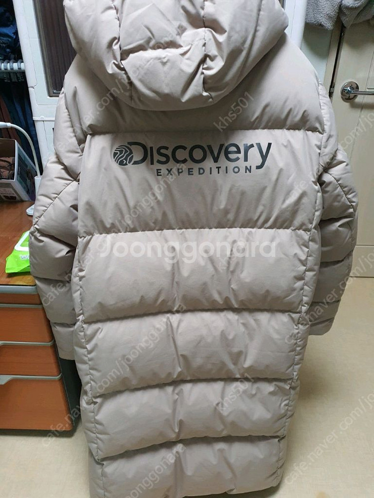 디스커버리 구스다운 롱패딩 105--1