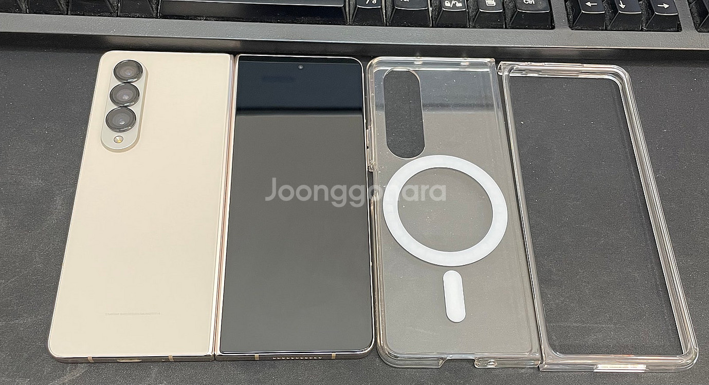 갤럭시Z폴드4 베이지 256GB 무잔상 상태좋은 중고51만1000원팝니다--0