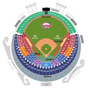 코시3차전 잠실응원전 1루네이비 2연석