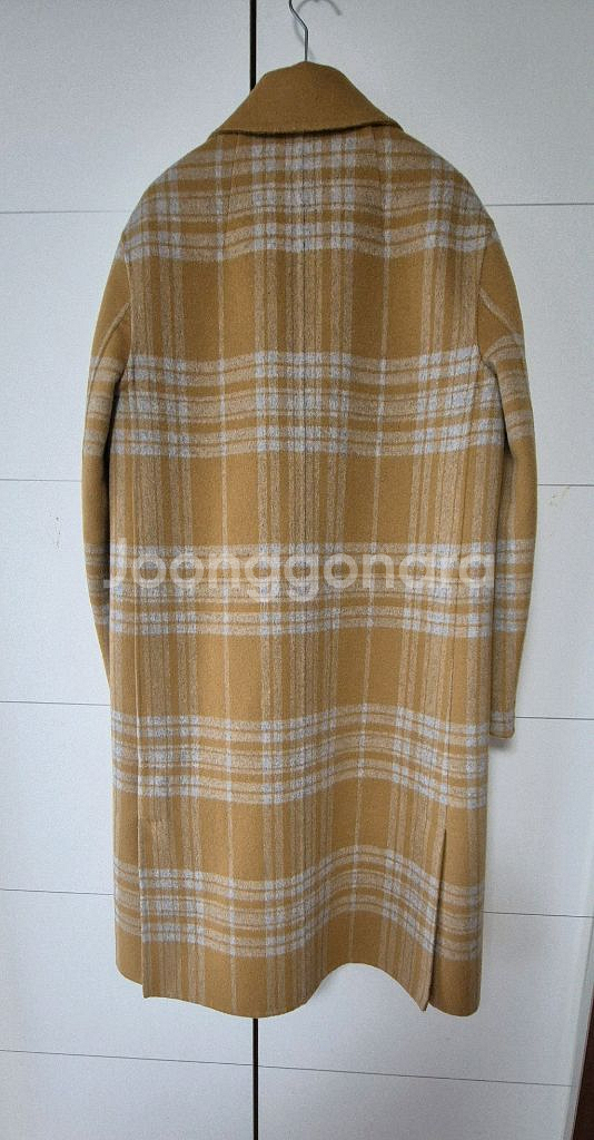 KEITH 모100% 핸드메이드 겨자색롱코트 55665--4