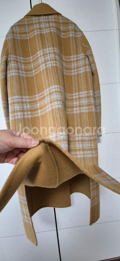 KEITH 모100% 핸드메이드 겨자색롱코트 55665--5