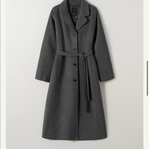 시에 sie 켈리 핸드메이드 울 코트 그레이 s 새상품