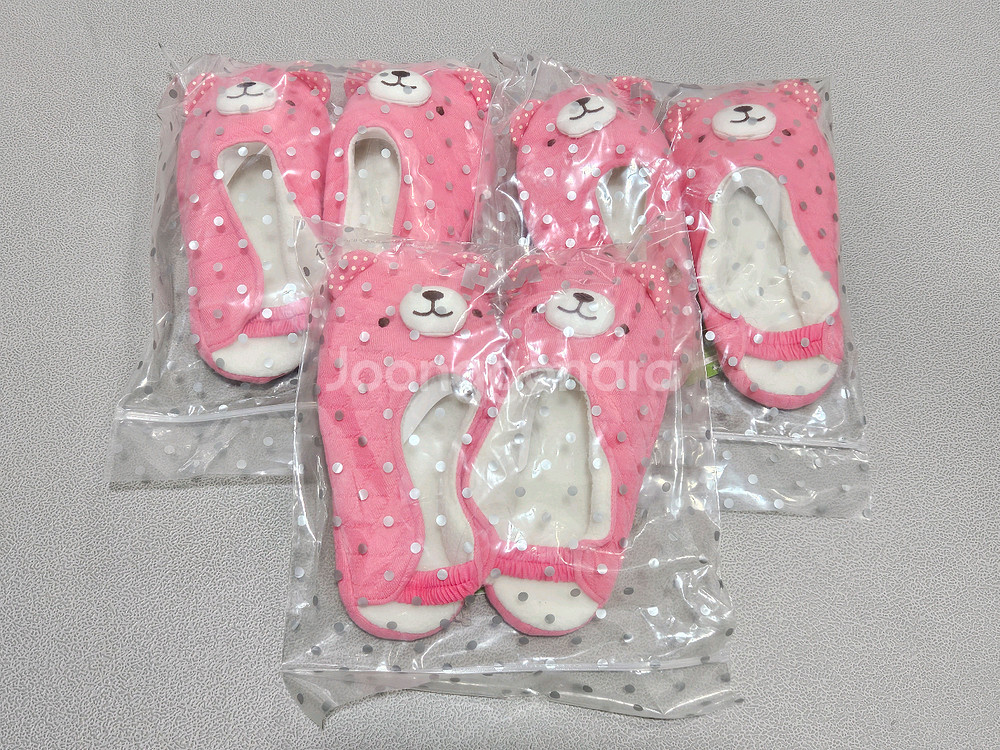 여아 누빔 덧신 / 실내화 (새상품)--1