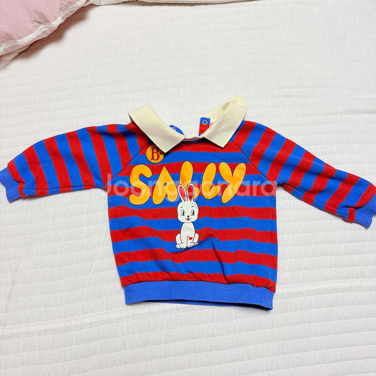 베베드피노 상의 긴팔 90 2벌 일괄--0