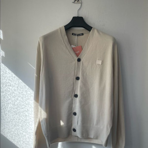 아크네 스튜디오 메리노울 페이스로고 니트 베이지 새상품