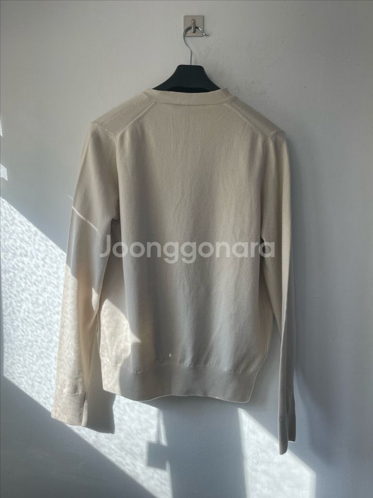 아크네 스튜디오 메리노울 페이스로고 니트 베이지 새상품--8