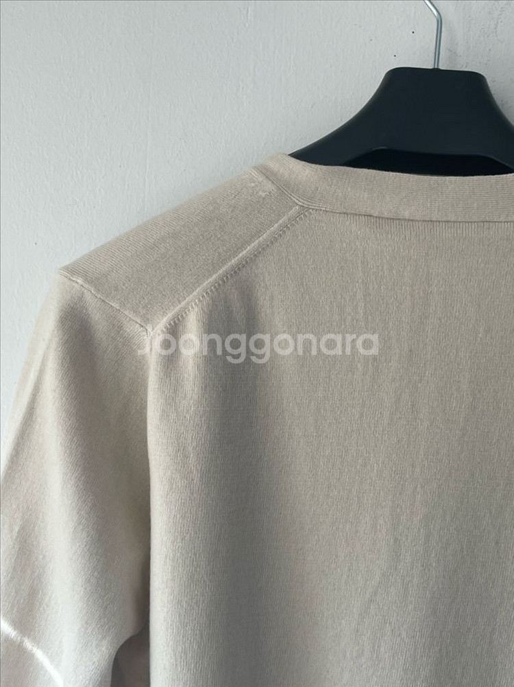 아크네 스튜디오 메리노울 페이스로고 니트 베이지 새상품--7