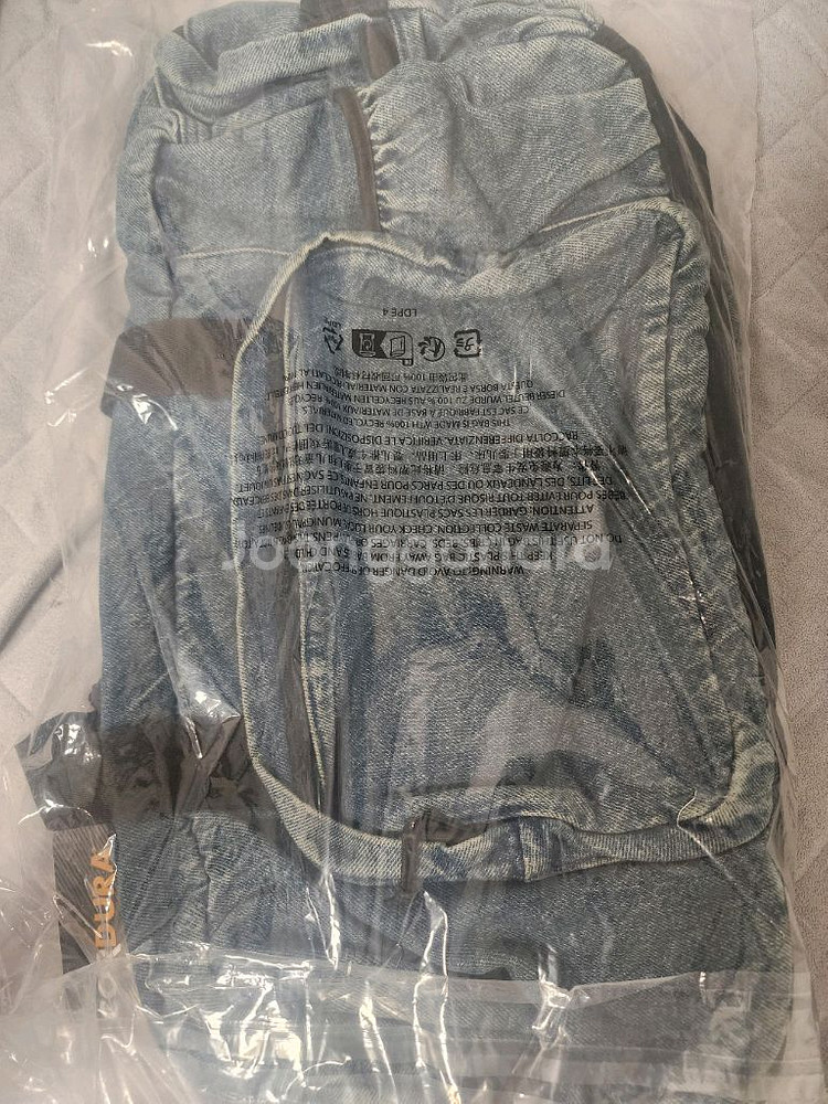 슈프림 데님 더플백 인디고--2