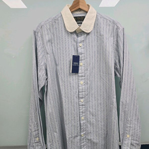 폴로 랄프로렌 클럽 카라 스트라이프 도비 셔츠 정품인증