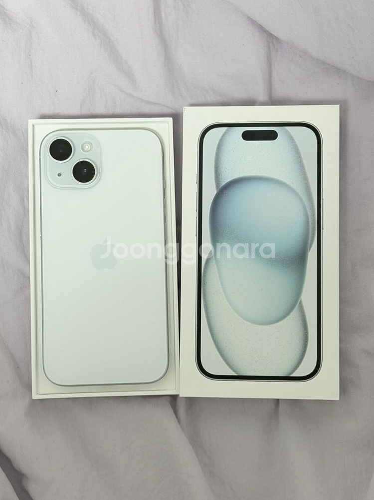 아이폰 15 일반 블루 256 풀박--0