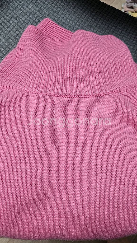 유메르 세일 오브 터틀 니트 로지핑크 캐시미어100--3